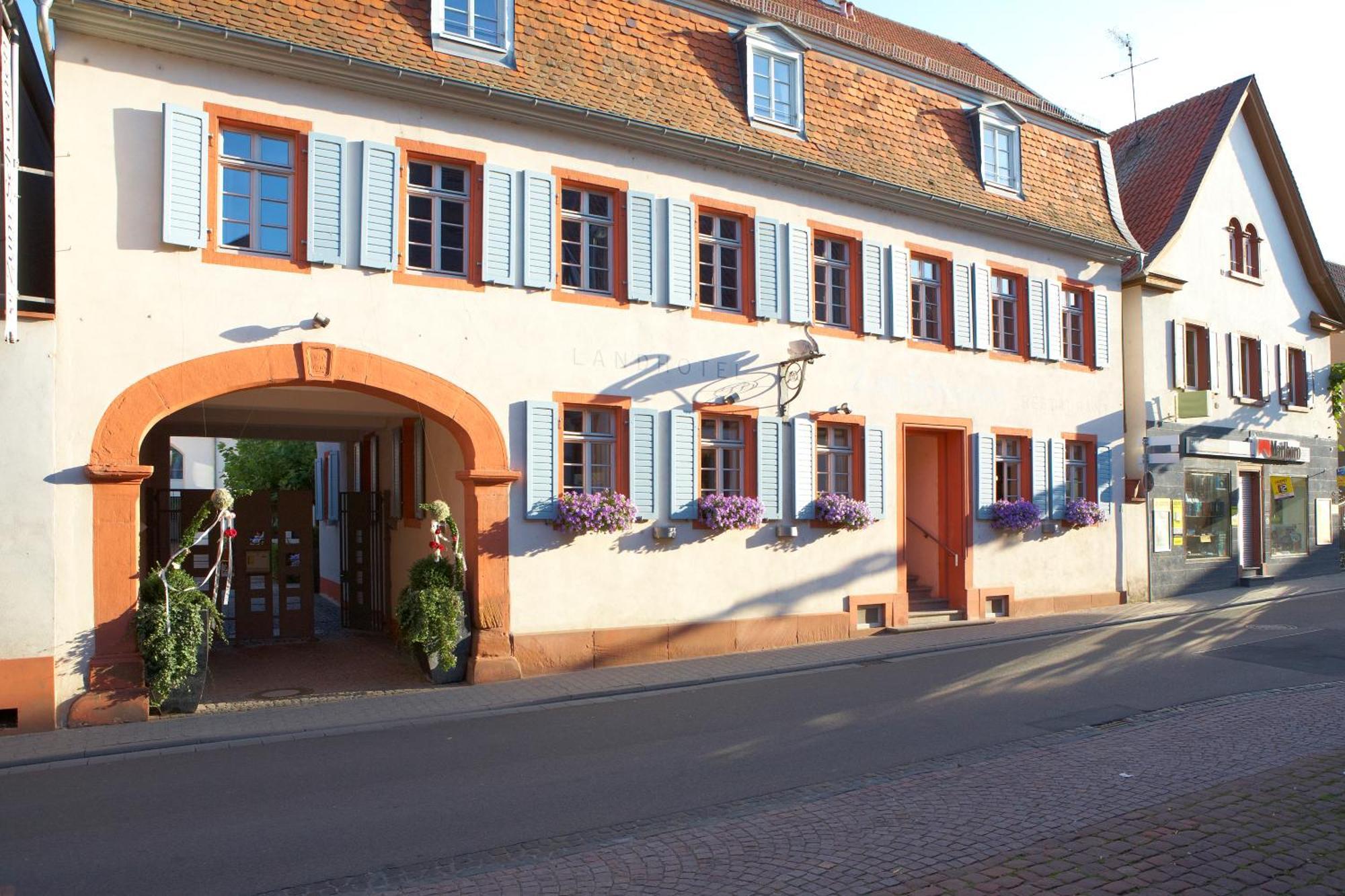 Landhotel Zum Schwanen Mit Restaurant Mona Liza Osthofen Exterior foto